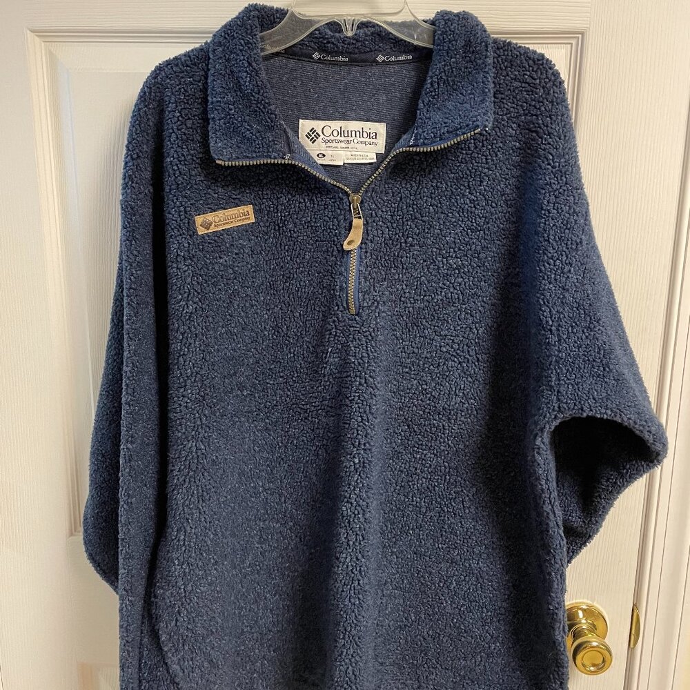 Columbia heavy fleece pullover extra large xl